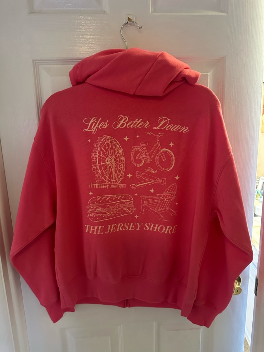 Victoria Secret Jersey Shore Zip Up Sweatshirt New With Tags Size XS smoke free
